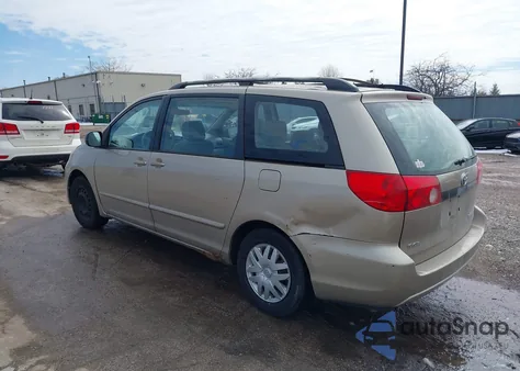 2006 Toyota Sienna Ce из США, поврежденный, VIN 5TDZA23C36S582073
